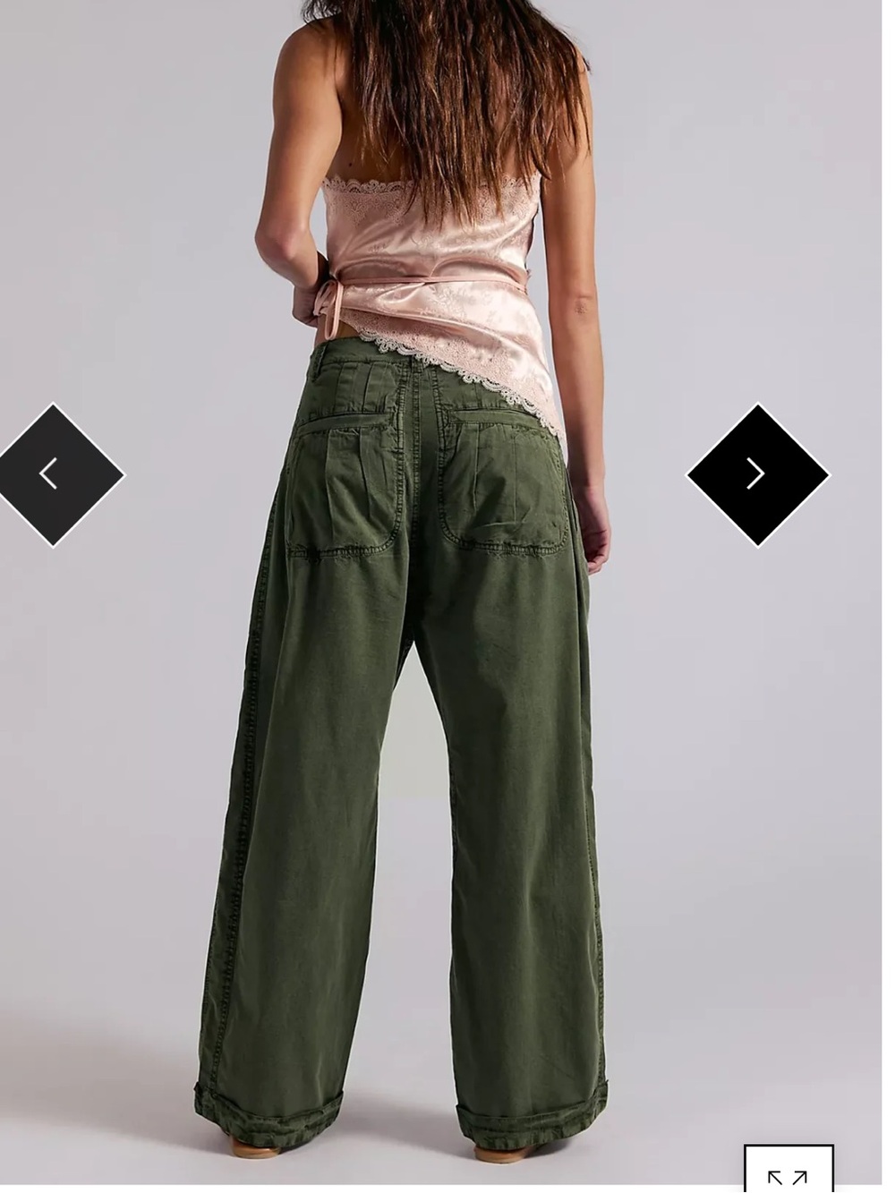 Free People Clover Dropped Trouser size XL - Picture 2 of 5